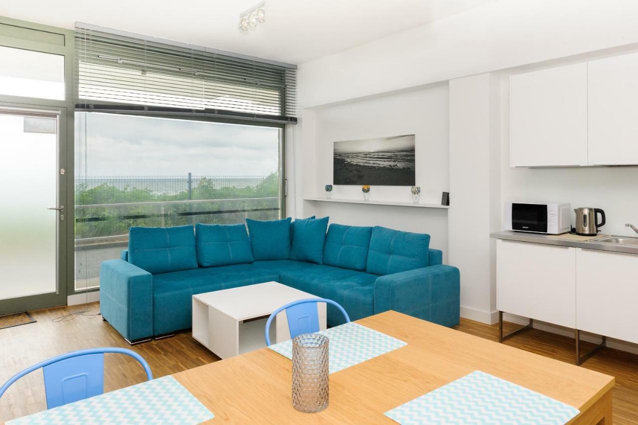 Apartament Blue I Grey Na Klifie Ustronie Morskie Bagian luar foto
